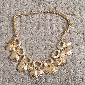 Gold Dangly Short Necklace